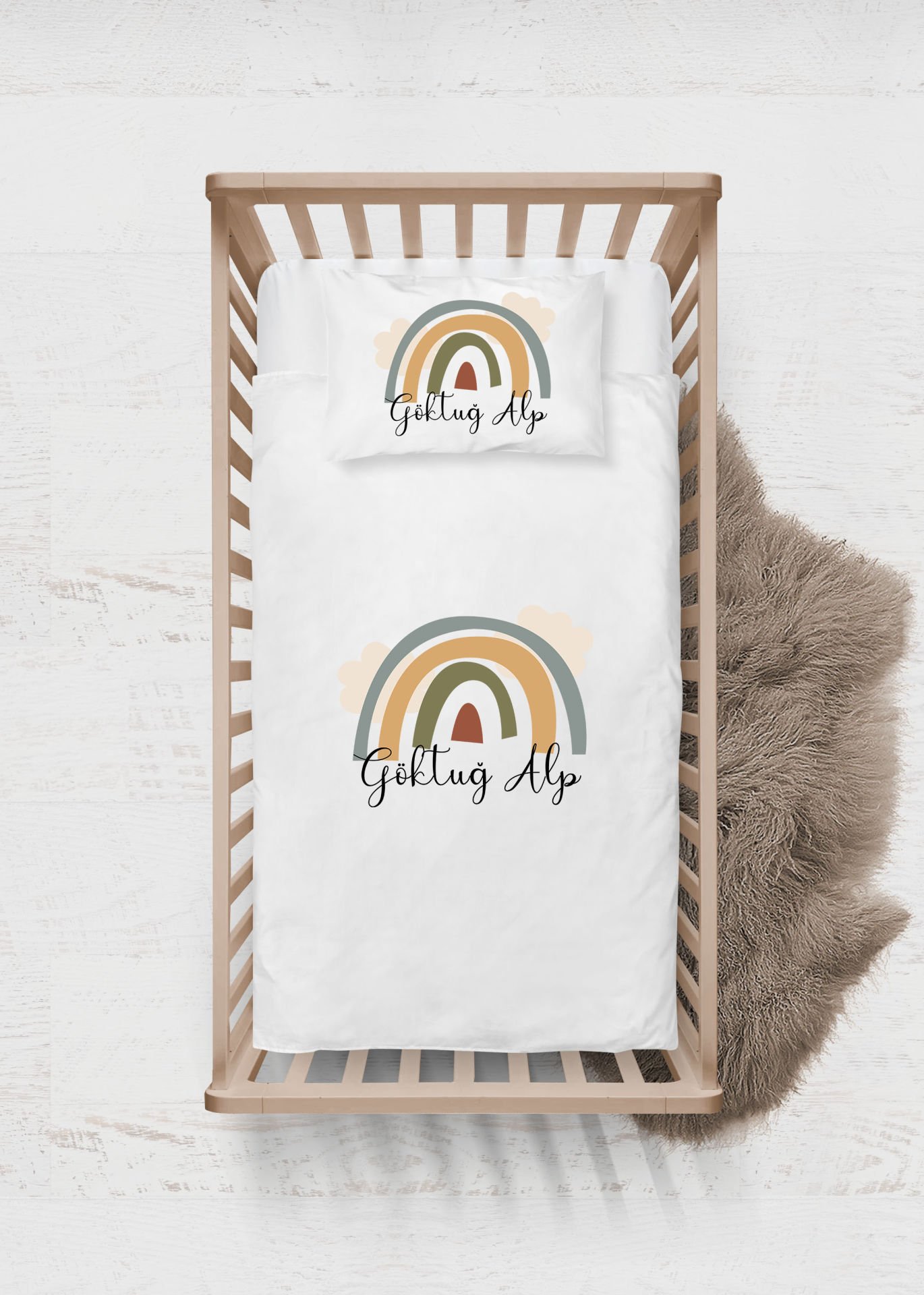 Gökkuşağı Tasarımı Nevresim Takımı