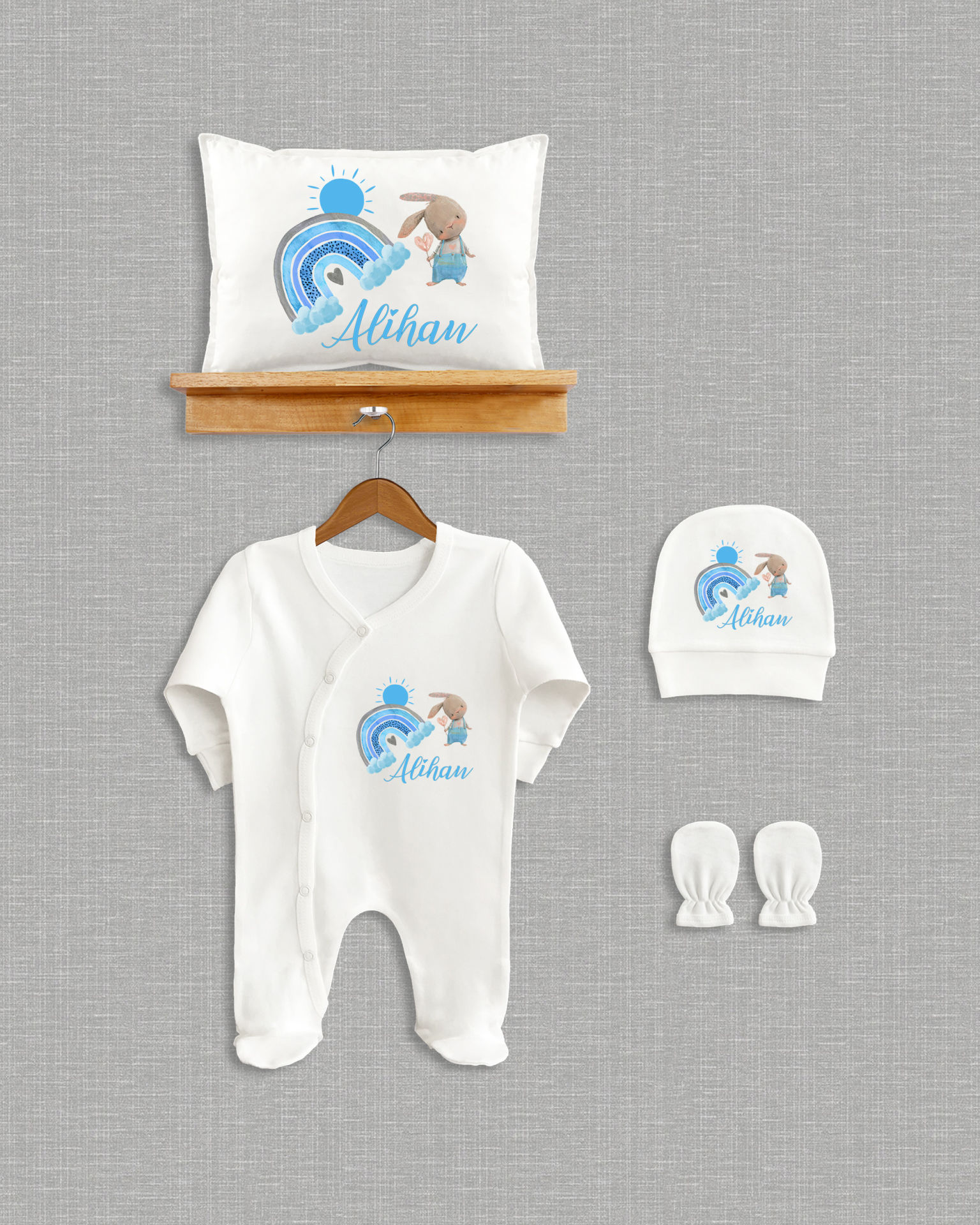 Tavşanlı Gökkuşağı Tasarımı 4'lü Organik Hastane Çıkışı