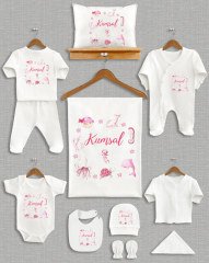 Deniz Temalı Tasarım 11'li Organik  Hastane Çıkışı