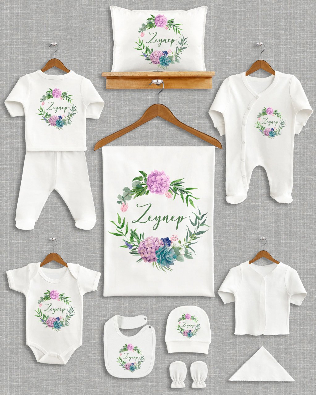 Sümbül Çiçek Tasarımı 11'li Organik  Hastane Çıkışı