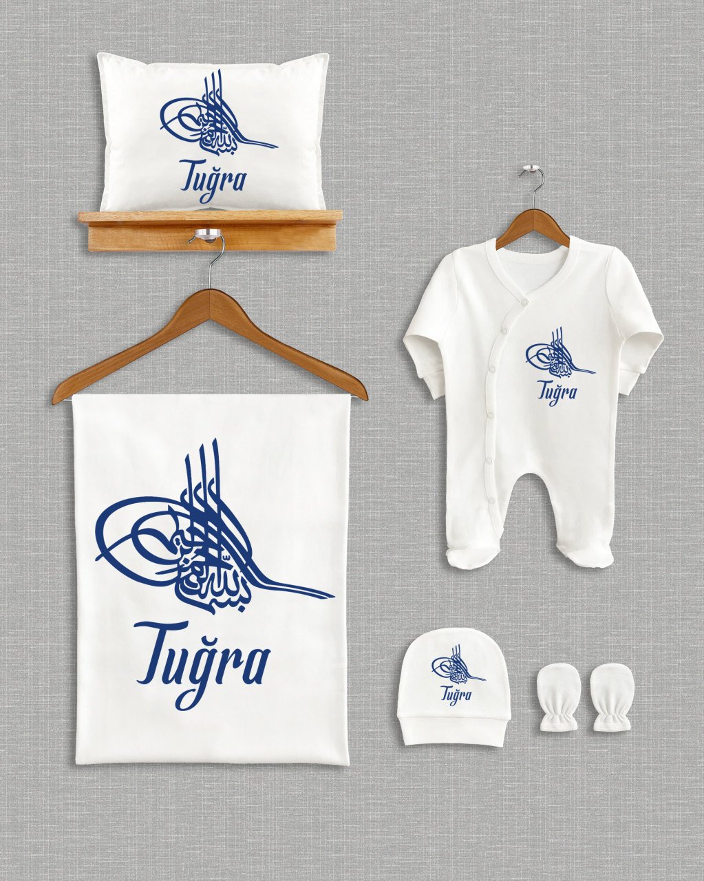 Mavi Tuğra Tasarımı 5'li Organik Hastane Çıkışı