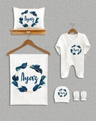 Yaprak Çelenk Tasarımı 5'li Organik Hastane Çıkışı