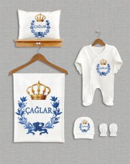 Taçlı Çelenk Tasarımı 5'li Organik Hastane Çıkışı