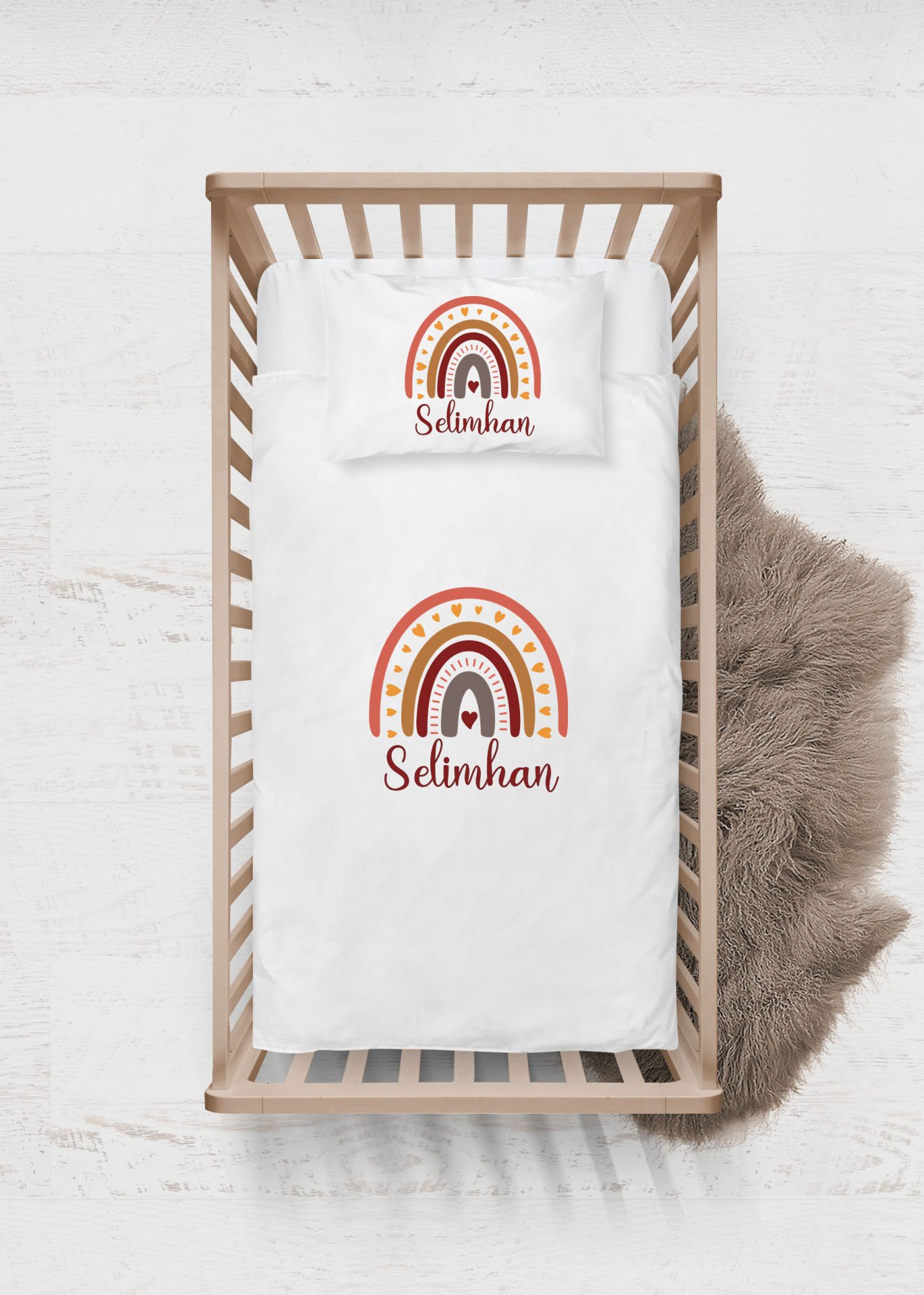 Gökkuşağı Tasarımı Nevresim Takımı