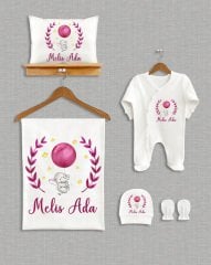 Balon Tutan Fil Tasarımı 5'li Organik Hastane Çıkışı