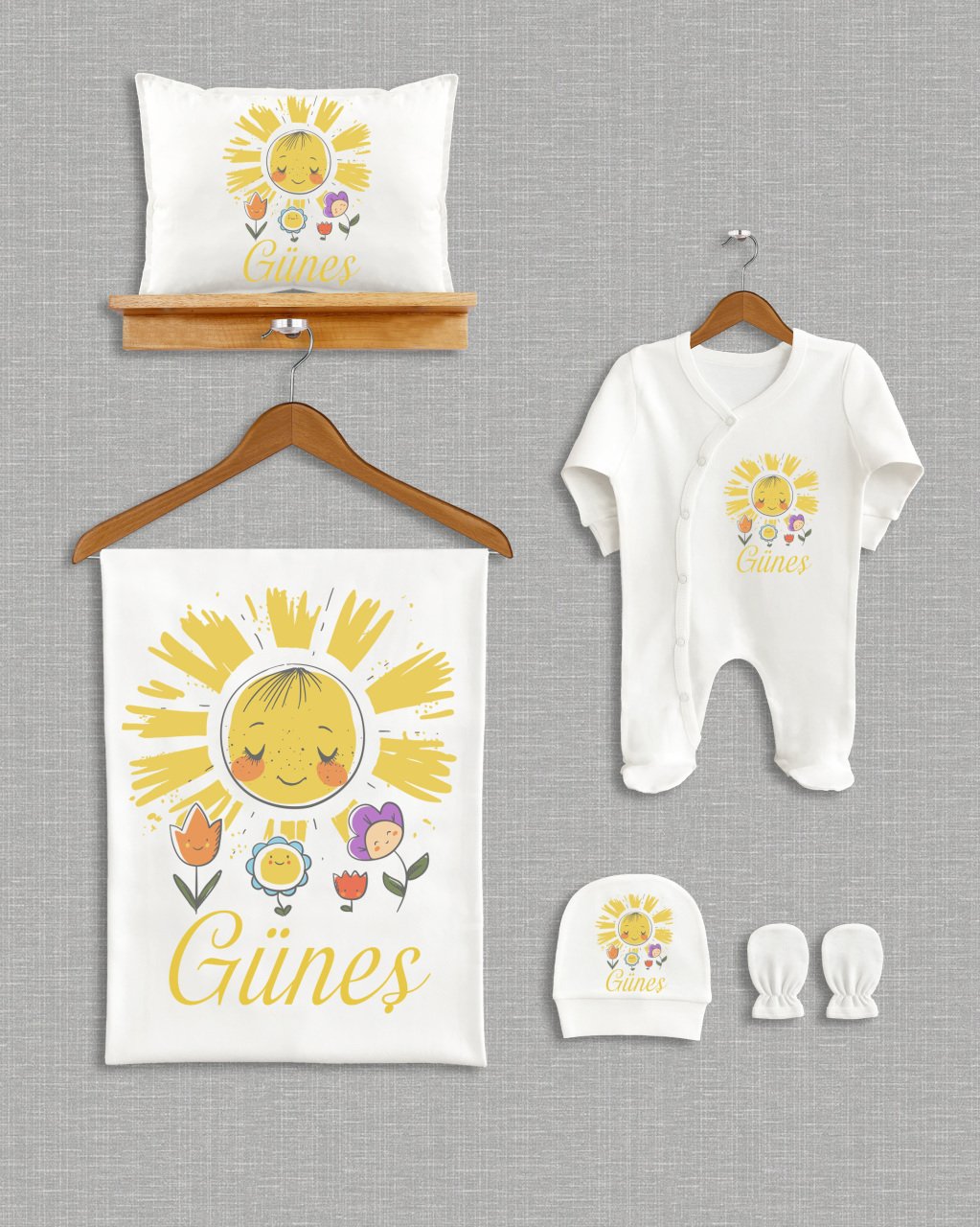 Güneş Tasarımı 5'li Organik Hastane Çıkışı