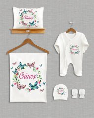 Kelebekli Tasarım 5'li Organik Hastane Çıkışı