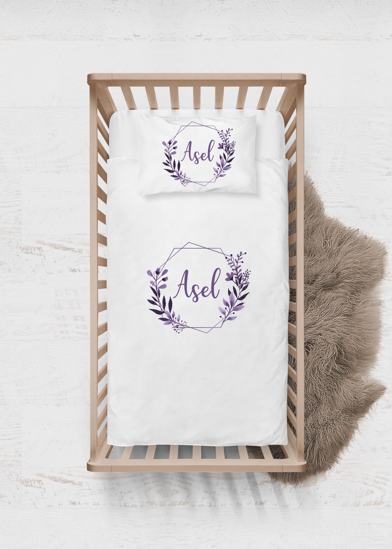 Soft Çelenk Tasarımı Nevresim Takımı