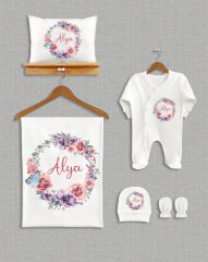 Çiçek Çelenk Tasarımı 5'li Organik Hastane Çıkışı