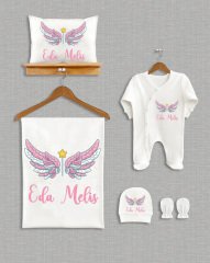 Melek Kanadı Tasarımı 5'li Organik Hastane Çıkışı