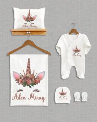 Unicorn Tasarımı 5'li Organik Hastane Çıkışı