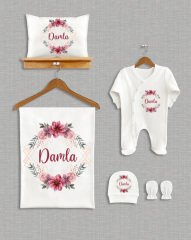 Çiçek Çelenk Tasarımı 5'li Organik Hastane Çıkışı