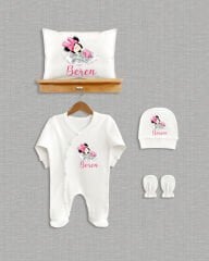 Mickey Mouse Tasarımı 4'lü Organik Hastane Çıkışı