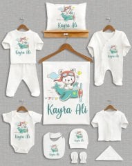 Sevimli Ayıcık Uçak Tasarımı 11'li Organik Hastane Çıkışı