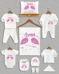 Baby Angel Desing 11'li Organik Hastane Çıkışı