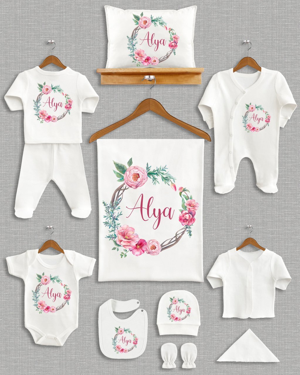 Çiçek Çelenk Tasarımı 11'li Organik Hastane Çıkışı