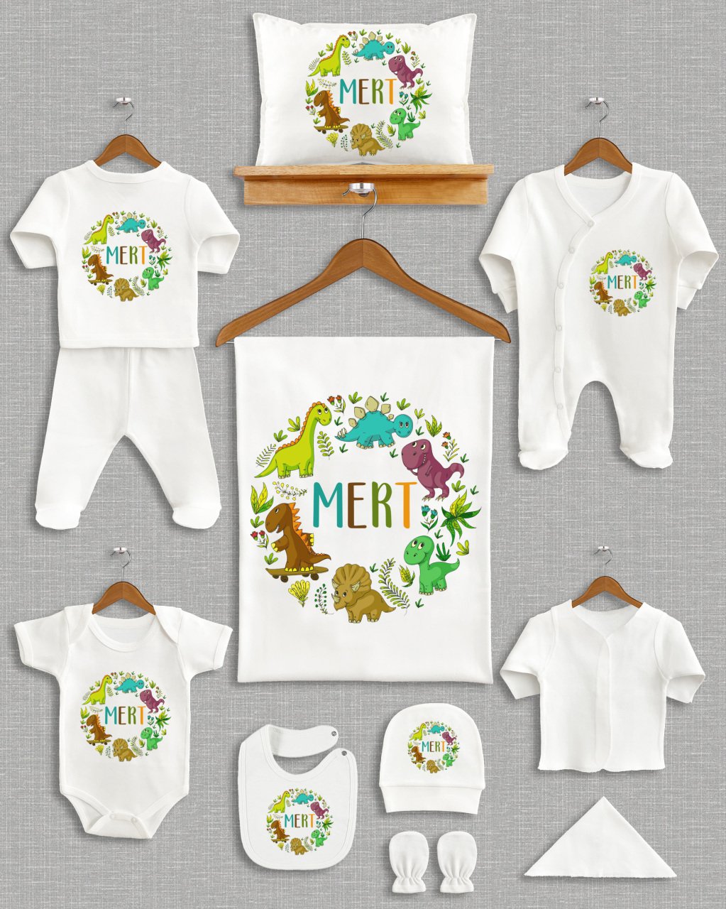 Sevimli Hayvanlar Tasarımı 11'li Organik Hastane Çıkışı