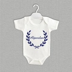 Lacivert Çelenk Tasarımı Organik Zıbın