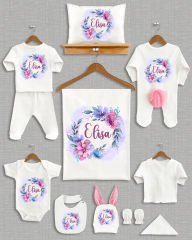 Soft Çiçek Tasarımı Ponponlu Tavşan Kulaklı 11'li Organik Hastane Çıkışı