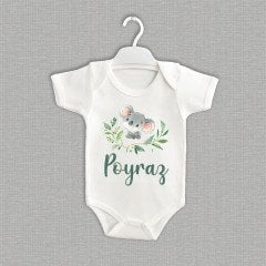 Sevimli Koala Tasarımı Organik Zıbın