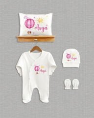 Uçan Balon Tasarımı 4'lü Organik Hastane Çıkışı