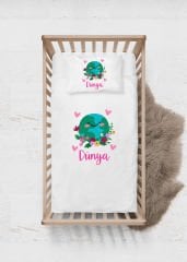 Çiçekli Dünya Tasarımı Nevresim Takımı