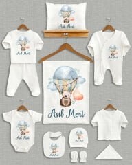 Uçan Balon Tasarımı 11'li Organik İsme Özel Hastane Çıkışı