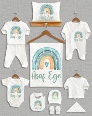 Soft Gökkuşağı Tasarımı 11'li Organik Hastane Çıkışı