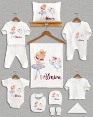 Balerin ve Kuğu Tasarımı 11'li Organik Hastane Çıkışı