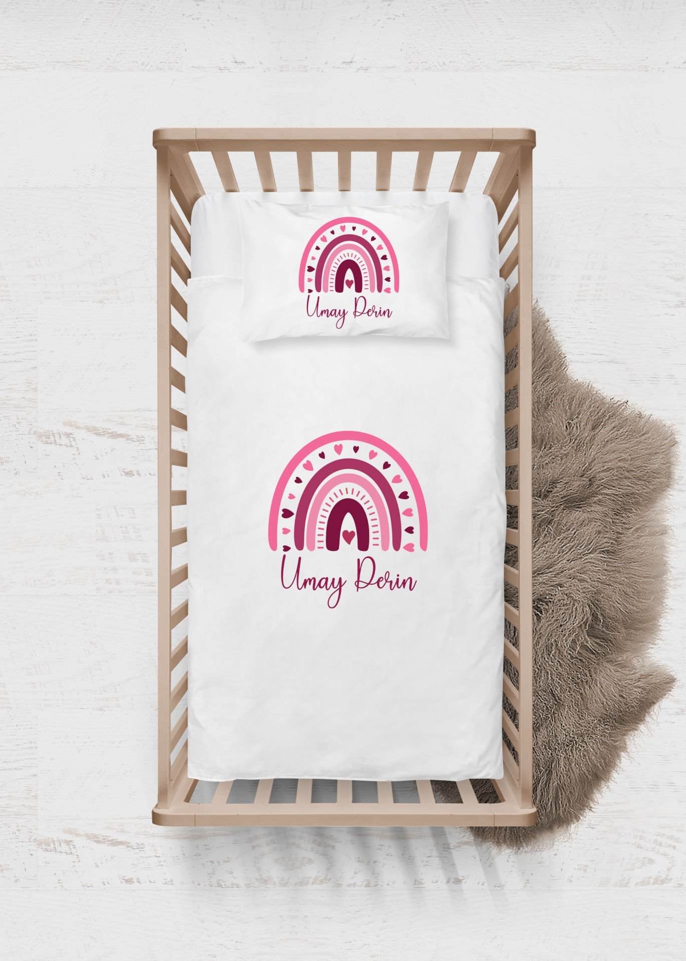 Gökkuşağı Tasarımı Nevresim Takımı