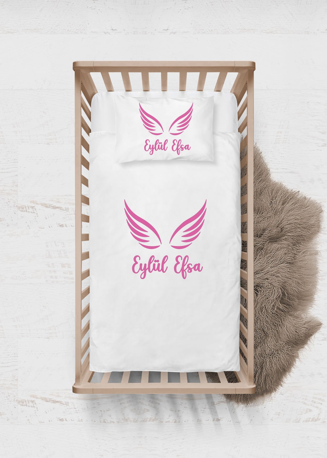 Melek Kanadı Tasarımı Nevresim Takımı