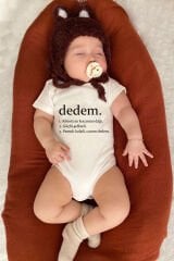 Dedem Yazılı Pamuklu Bebek Zıbını