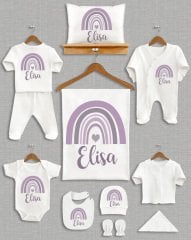 Soft Gökkuşağı Tasarımı 11'li Organik  Hastane Çıkışı