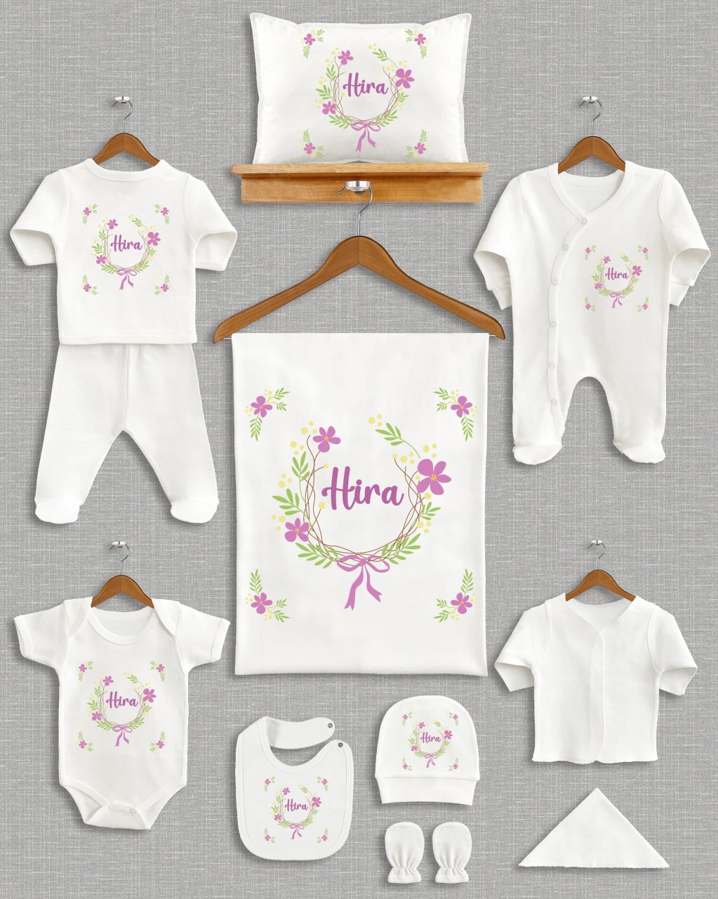 Çiçek Tasarımı 11'li Organik  Hastane Çıkışı