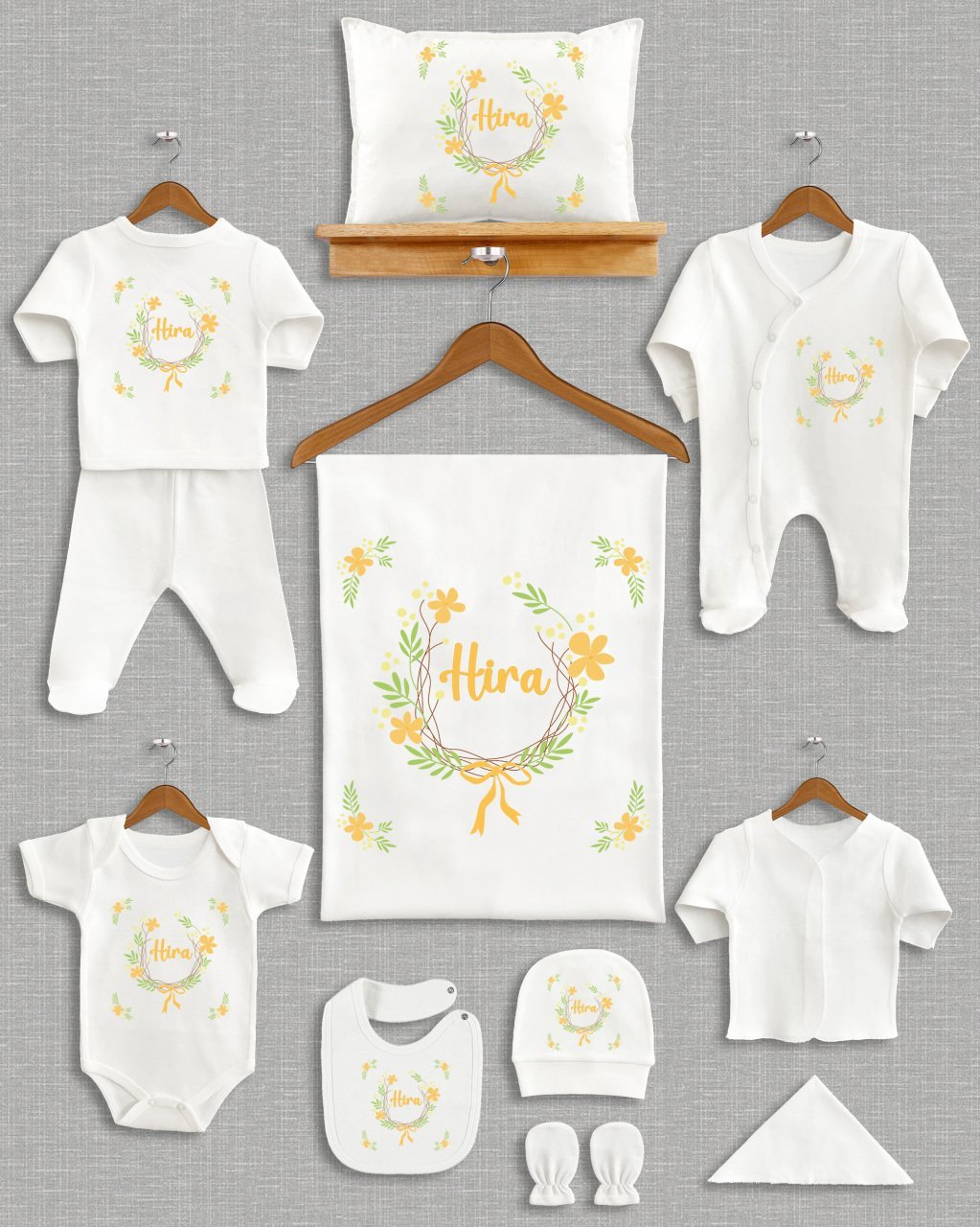 Çiçek Tasarımı 11'li Organik  Hastane Çıkışı