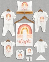 Soft Gökkuşağı Tasarımı 11'li Organik  Hastane Çıkışı