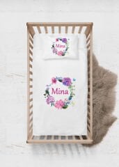 Renkli Sümbül Tasarımı Nevresim Takımı