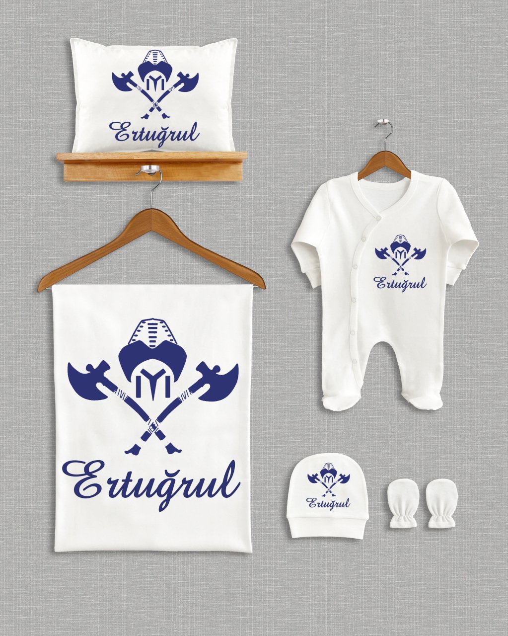 Kayı Tasarımı 5'li Organik  Hastane Çıkışı