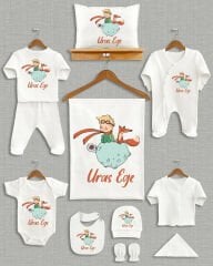 Küçük Prens Tasarımı 11'li Organik İsme Özel Hastane Çıkışı