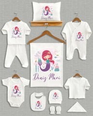 Deniz Kızı Tasarımı 11'li Organik İsme Özel Hastane Çıkışı