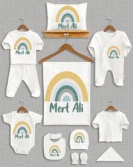 Soft Renkli Gökkuşağı 11'li Organik  Hastane Çıkışı