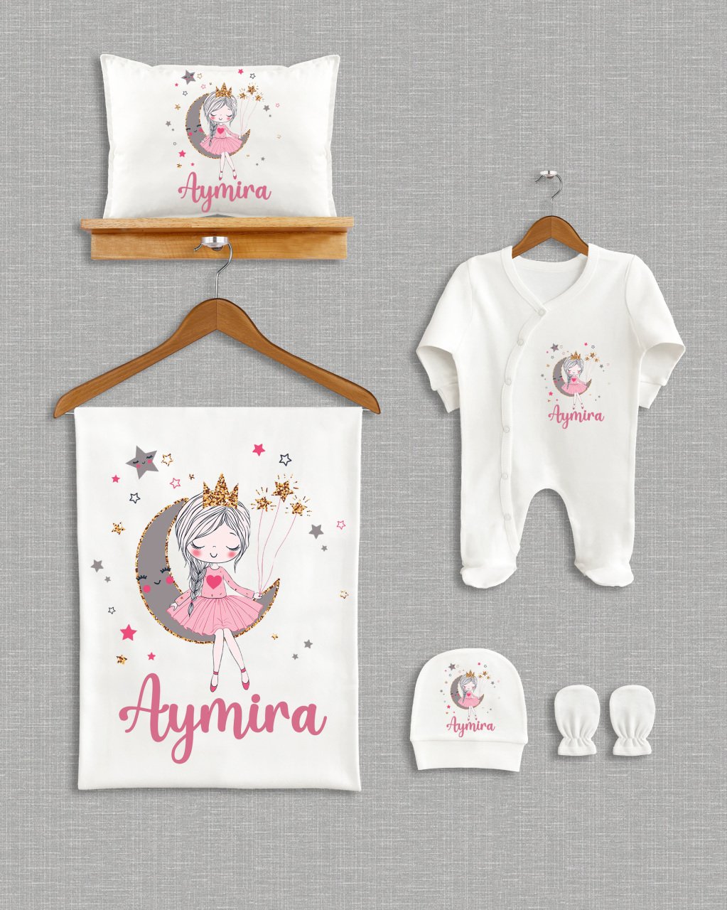 Peri Kızı Tasarımı  5'li Organik Hastane Çıkışı