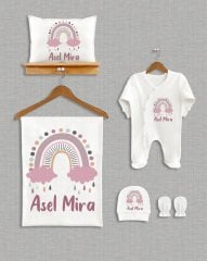 Gökkuşağı Tasarımı  5'li Organik Hastane Çıkışı