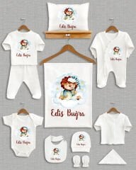 Sevimli Aslan Tasarımı 11'li Organik İsme Özel Hastane Çıkışı