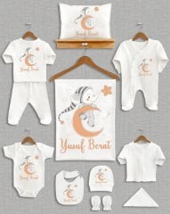 Ay Tutan Fil Tasarımı 11'li Organik  Hastane Çıkışı