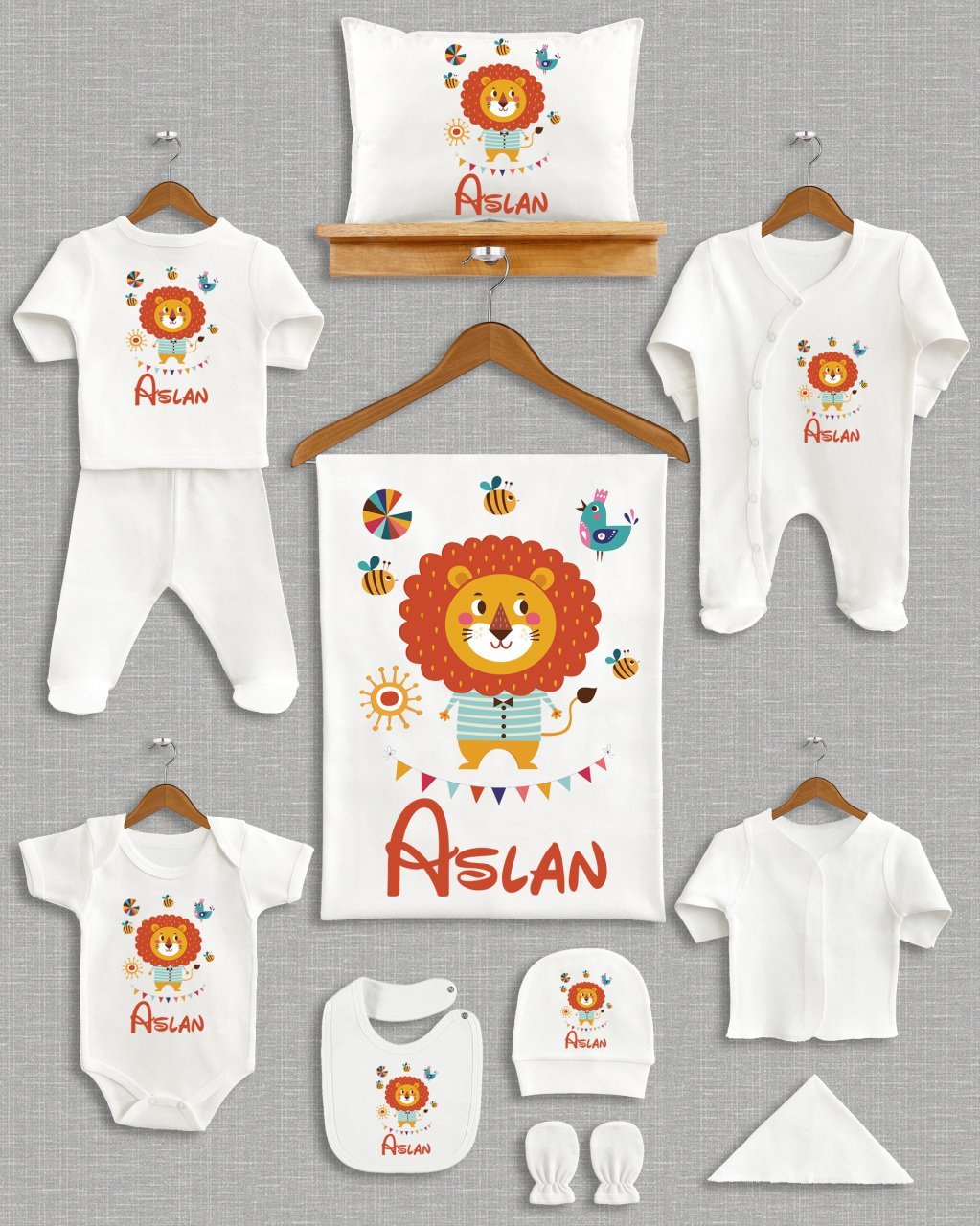 Aslan Tasarımı 11'li Organik  Hastane Çıkışı