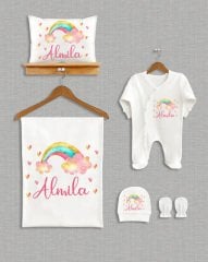 Gökkuşağı Tasarımı  5'li Organik Hastane Çıkışı