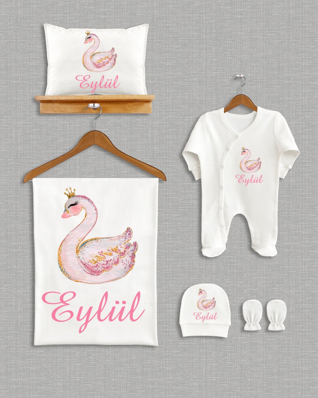 Kuğu Tasarımı  5'li Organik Hastane Çıkışı