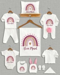 Gökkuşağı Ponponlu Tavşan Kulaklı 11'li Organik Hastane Çıkışı