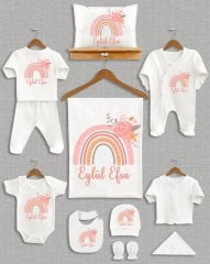 Soft Gökkuşağı Tasarımı 11'li Organik  Hastane Çıkışı